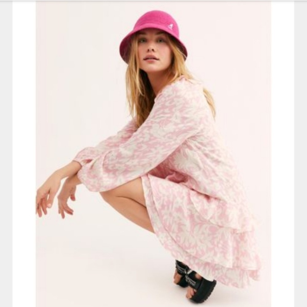 Free People Rebecca‎ Floral Ruffled Dress